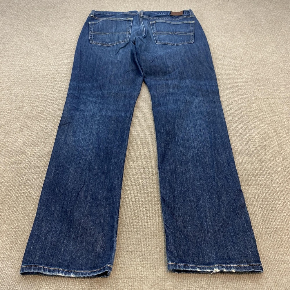 Lucky Brand 121 Heritage Slim Jeans Mens 33x32 Blue Med Wash Stretch Denim Pants
